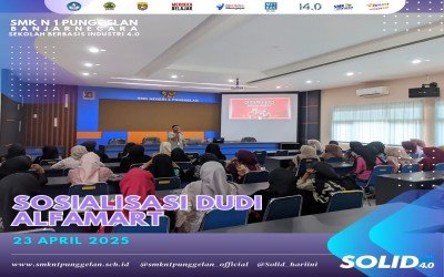 Sosialisasi Alfamart di SMKN 1 Punggelan, Kenalkan Dunia Kerja Ritel kepada Siswa