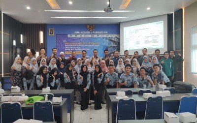 SMKN 1 Punggelan Mengadakan Workshop Literasi: Sekolah Berbasis Industri 4.0 2024