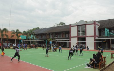 Lomba Voly tingkat SMP/MTs HUT 14 SMKN 1 Punggelan