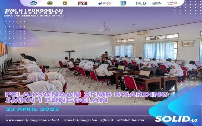 SMKN 1 Punggelan Laksanakan SPMB Boarding Tahun 2025